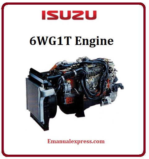 Isuzu 6WG1T Engine Service Repair Manual Best PDF Download