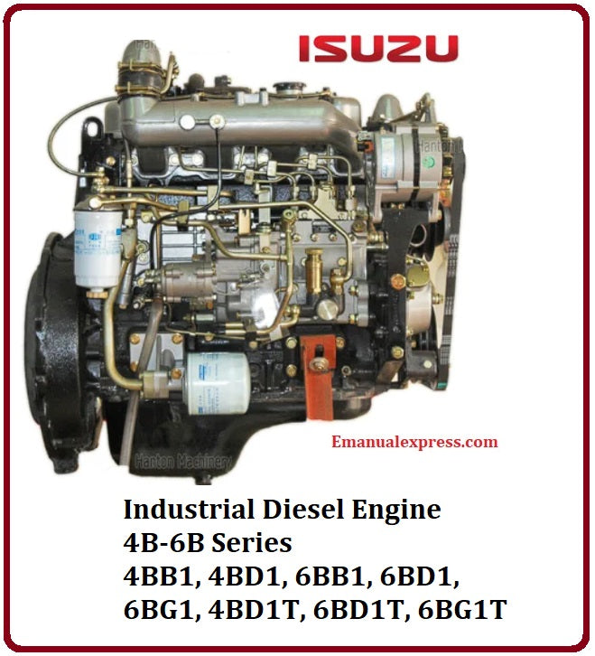 Download PDF - Isuzu Industrial Diesel Engine 4B-6B Series Service Repair Manual