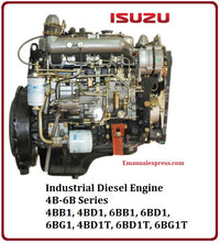 Load image into Gallery viewer, Download PDF - Isuzu Industrial Diesel Engine 4B-6B Series Service Repair Manual