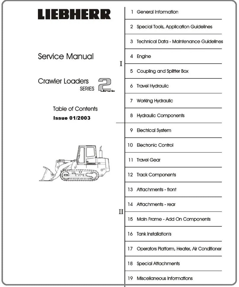 TM1945 TECHNICAL SERVICE MANUAL - JOHN DEERE 655C 755C LIEBHERR 622 632 CRAWLER LOADER BEST PDF DOWNLOAD