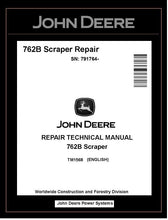 Load image into Gallery viewer, TM1568 - John Deere 762B Scraper Repair Technical Manual PDF