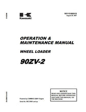 Load image into Gallery viewer, Download PDF Kawasaki 90ZV-2 Wheel Loader Operation and Maintenance Manual