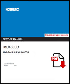 Download PDF - Kobelco MD400LC Hydraulic Excavator Repair Service Manual