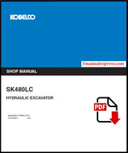 Load image into Gallery viewer, Download PDF - Kobelco SK480LC Hydraulic Excavator Service Repair Shop Manual