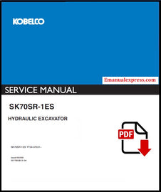 Download PDF - Kobelco SK70SR-1ES Hydraulic Excavator Repair Service Manual