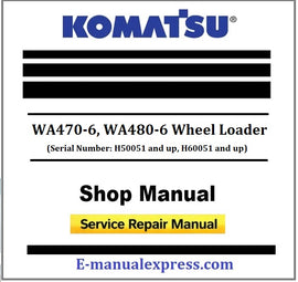Download PDF - Komatsu WA470-6, WA480-6 Wheel Loader Service Repair Shop Manual