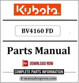 Download Kubota BV4160 FD Parts Manual