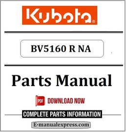Download Kubota BV5160 R NA Parts Manual