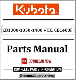 Download Kubota CB1300-1350-1400 + EC, CB1400F Parts Manual