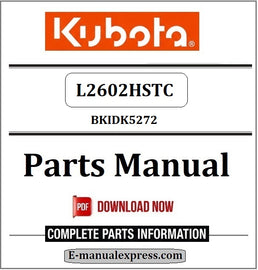 Kubota L2602HSTC Parts Manual BKIDK5272