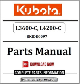 Kubota L3600-C, L4200-C Parts Manual BKIDK0097