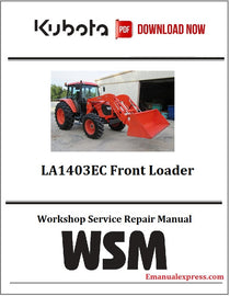 Download PDF - Kubota LA1403EC Front Loader Service Repair Manual