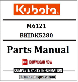 Download Kubota M6121 Parts Manual BKIDK5280