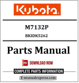 Download Kubota M7132P Parts Manual BKIDK5262