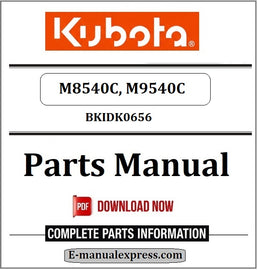 Kubota M8540C, M9540C Parts Manual BKIDK0656