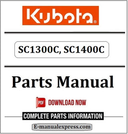 Download Kubota SC1300C, SC1400C Parts Manual