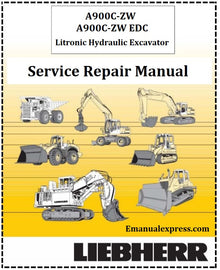 Download PDF - Liebherr A900C-ZW Litronic Hydraulic Excavator Service Repair Manual