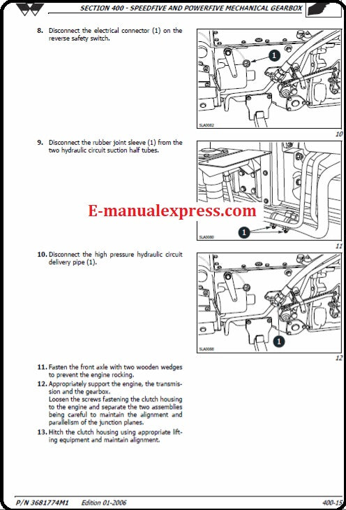 Massey Ferguson MF 2430, 2435, 2440 Utility Tractor PDF Workshop Manual