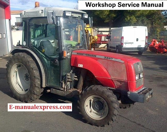 Massey Ferguson MF 3315, 3325, 3330, 3340, 3350, 3355 Tractor (3300 Series) Workshop Service Manual