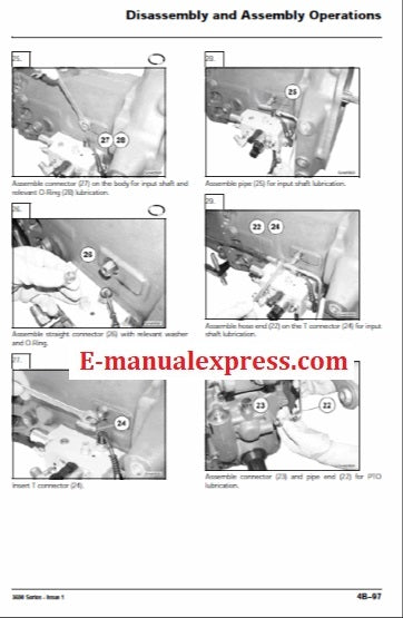 Massey Ferguson MF 3600 Series (3615, 3625, 3635, 3645) Tractor PDF Workshop Service Manual