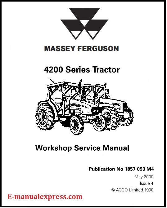 PDF Massey Ferguson MF 4200 Series 4225, 4235, 4245 Tractor Manual