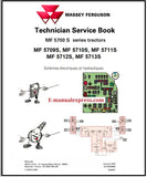 PDF Massey Ferguson MF 5709S, 5710S, 5711S, 5712S, 5713S Tractor Technician Service Book