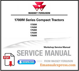 Download PDF - Massey Ferguson 1735M, 1740M, 1750M, 1755M, 1760M Compact Tractor Workshop Service Manual