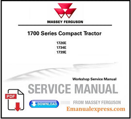 Download PDF - Massey Ferguson 1726E, 1734E, 1739E Compact Tractor Service Repair Manual 4283549M3