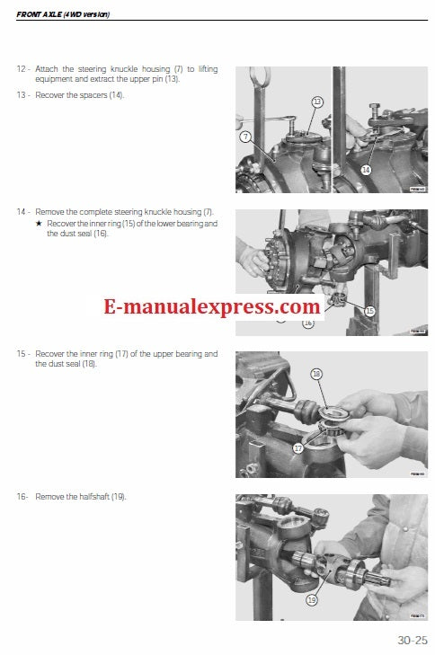 PDF Massey Ferguson MF 3400 S Series MF-3425 S, MF-3435 S with Power Shuttle) Tractor Workshop Service Manual