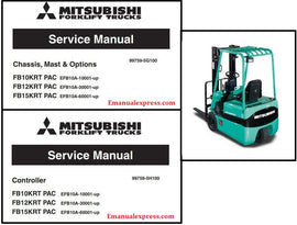 Download PDF - Mitsubishi FB10KRT PAC, FB12KRT PAC, FB15KRT PAC Electric Forklift Service Repair Manual