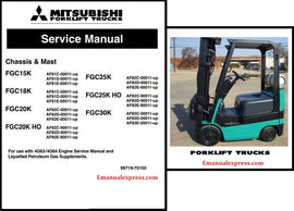 Download PDF - Mitsubishi FGC15K, FGC18K, FGC20K, FGC30K Forklift Truck Service Repair Manual