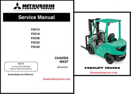 Download PDF - Mitsubishi FGC15, FGC18, FGC20, FGC25, FGC30 Forklift Truck Service Repair Manual