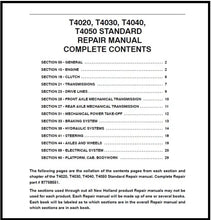 Load image into Gallery viewer, Download PDF - New Holland T4020 T4030 T4040 and T4050 Tractor Service Repair Manual