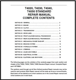 Download PDF - New Holland T4020 T4030 T4040 and T4050 Tractor Service Repair Manual