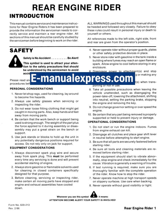 Ford R8 R11 Riding Mower Tractor Service Repair Manual PDF Download OEM Factory Workshop Manual
