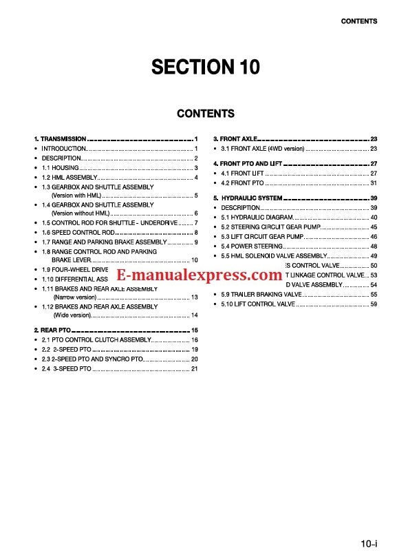 Massey Ferguson MF 3400 S V Series MF-3425-S, MF-3435-S, MF-3425-V, MF-3435-V Tractor PDF Download