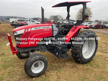 Load image into Gallery viewer, Service Manual Massey Ferguson 4607M, 4609M, 4610M, 4610M HC Tractor