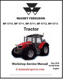 Service Manual PDF Massey Ferguson MF 5710, 5711, 6711, 6712, 6713 Tractor