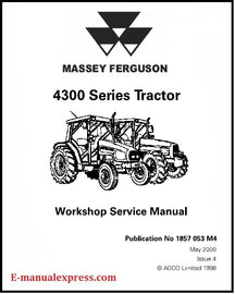 Service Workshop Manual Massey Ferguson MF 4300 Series Tractor PDF