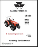 Service Manual Massey Ferguson (MF4700 Series) Tractor PDF