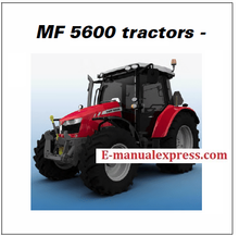 Load image into Gallery viewer, Service Manual PDF Massey Ferguson MF 5608, 5609, 5610, 5611, 5612, 5613 Tractor