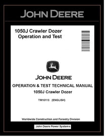 John Deere TM10113 Manual PDF – 1050J Crawler Dozer Operation and Test Technical Download