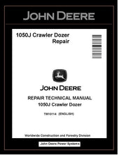 Load image into Gallery viewer, John Deere TM10114 Manual PDF – 1050J Crawler Dozer Service Repair Technical Download
