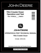 Load image into Gallery viewer, John Deere TM10268 Manual PDF – 700J Crawler Dozer Operation and Test Technical (SN. from 139436-) Download