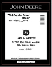 Load image into Gallery viewer, John Deere TM10269 Manual PDF – 700J Crawler Dozer Service Repair Technical (SN. from 139436-) Download