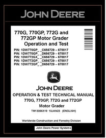 TM13066X19 OPERATION AND TEST TECHNICAL MANUAL - JOHN DEERE 770G 770GP 772G 772GP MOTOR GRADER DOWNLOAD