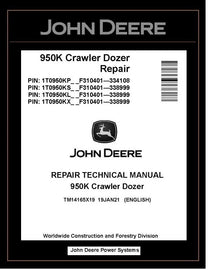 TM14165X19 REPAIR TECHNICAL MANUAL - JOHN DEERE 950K CRAWLER DOZER BEST PDF DOWNLOAD