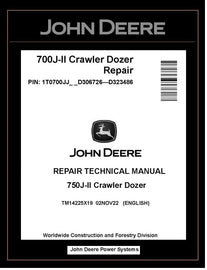 TM14225X19 REPAIR TECHNICAL MANUAL - JOHN DEERE 700J-II CRAWLER DOZER BEST PDF DOWNLOAD