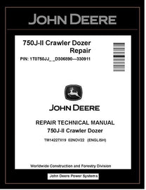 TM14227X19 REPAIR TECHNICAL MANUAL - JOHN DEERE 750J-II CRAWLER DOZER BEST PDF DOWNLOAD