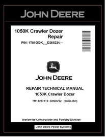 TM14257X19 REPAIR TECHNICAL MANUAL - JOHN DEERE 1050K CRAWLER DOZER BEST PDF DOWNLOAD